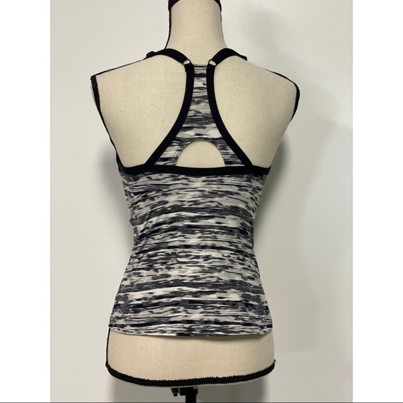 Tek Gear Racerback Tank Top Black & White Size S - Picture 4 of 6